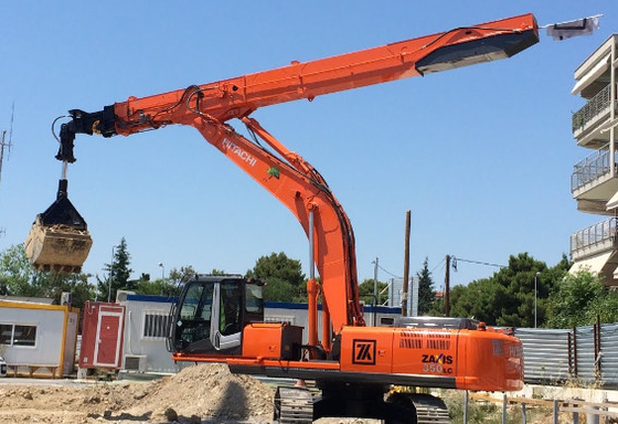 Długa koparka z łuskiem teleskopicznym 4600 mm dla Hitachi CAT Volvo