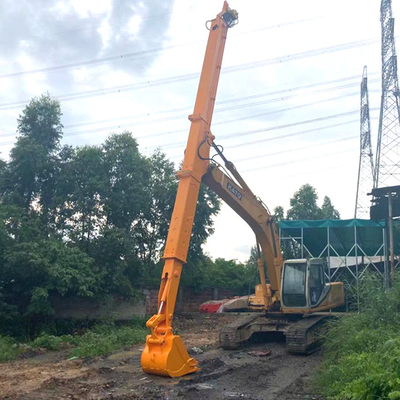 Teleskopowe ramię koparki CAT o dużej wytrzymałości, długi zasięg 14 m z łyżką i cylindrem łyżki