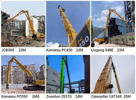 Mini Ekskawator Wielkiego zasięgu demolicji Boom Do ZX60 PC120 CAT316 ekskawator wysokiego zasięgu demolicji demolicji ekskawator
