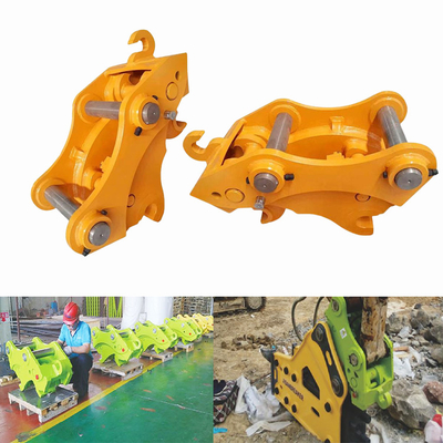 Bezpieczny wysokowydajny koparz szybki sprzęg, hydrauliczny szybki przyczep z szpilkami dla kota hitachi komatsu sanny