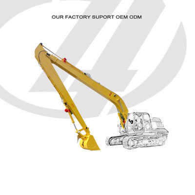Q355B  Long Reach Excavator Booms Dla 6-60 Ton Excavator
