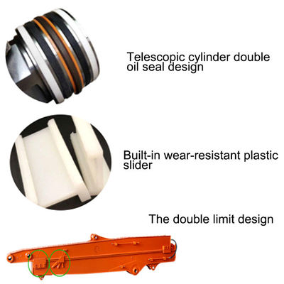 Wysokiej wytrzymałości 0.1CBM Ekskawator przesuwny ramię dla Hitachi Komatsu Kato kot ekskawator teleskopiczny ramię teleskopiczny boom ekskawator boom ramię ekskawator długi ramię długi ramię