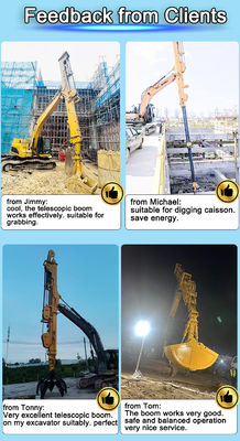 Koparka przeciwzużyciowa 20-50ton Wysięgnik teleskopowy Trzy segmenty 25m 30m 32m  SY PC ZX