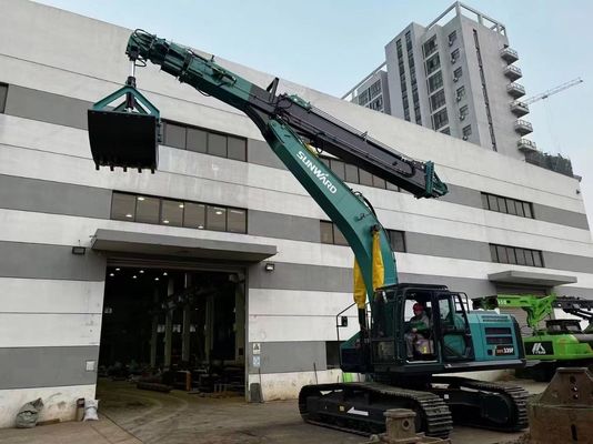 Ekskawator Trzy-sekcja ramię demolicji Hyundai R225 Niestandardowy 25T-45T Wysokiego budynku projekt demolicji Q355B