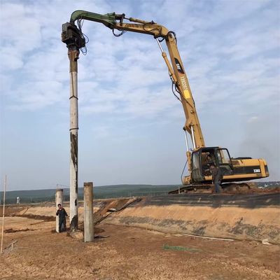 Wyrzucanie i wyciąganie stosów Grabarz Wyrzucanie stosów ramię CAT340 dostosowane z kierowcą stosów