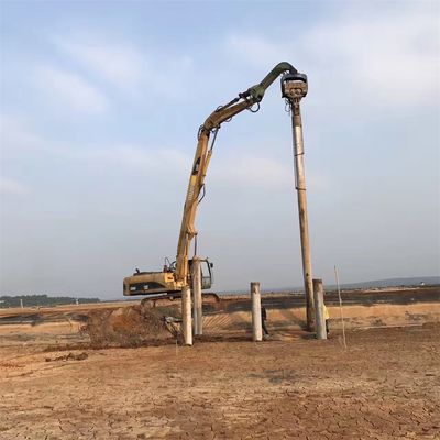 Wyrzucanie i wyciąganie stosów Grabarz Wyrzucanie stosów ramię CAT340 dostosowane z kierowcą stosów