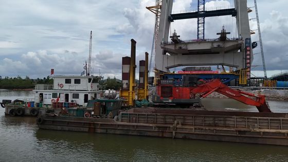 Długa ręka grabiarka ramię z wiadro i cylinder dla  KOBELCO Hitachi