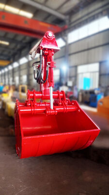 Ekskawator Hydraulic Clamshell Grab Bucket, Double Cylinder Design Shell Bucket do bagrowania, załadunku i przemieszczania ziemi