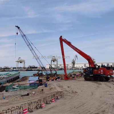 Koparka Long Reach Arm Hitachi 1200 Przedłużenie koparki Koparka Boom Stick Q355B Materiał 35 metrów