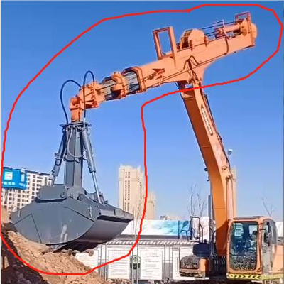 Koparka przeciwzużyciowa 20-50ton Wysięgnik teleskopowy Trzy segmenty 25m 30m 32m CAT SY PC ZX
