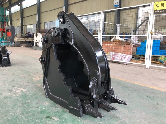 Kciuk hydrauliczny koparki Q345B, łyżka chwytaka do CAT320