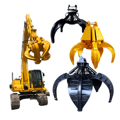 Pc360 Cat300 Zx220 Hydrauliczny chwytak do skał, 360-stopniowy obrotowy chwytak do koparki