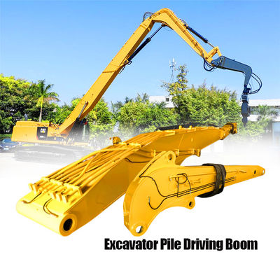 Tańsza 45-70 Ton Excavator Pile Driving Boom Machinery for 18M Sheet Pile Vibro Hammer Opcjonalny SK450 SK460 SK480 SK495