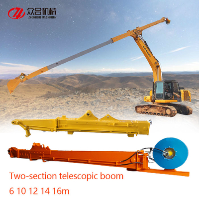 HD700 Steels Excavator Teleskopowy wysięgnik z łyżką Clamshell dla CAT Hitachi Volvo