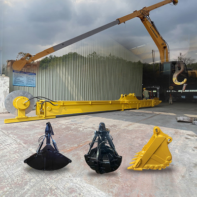 Ekskawator Rock Bucket Cat320d dla CAT320 ZX200 DX200 SY205C, ramię teleskopiczne ekskawatora 14M dla cat320