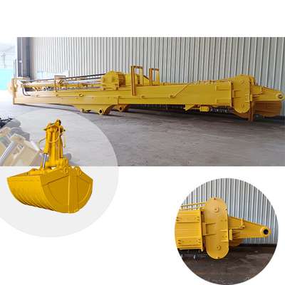 Clamshell Telescopic Arm Long Reach Boom 20m 25m 30m dla kota Hitachi Komatsu