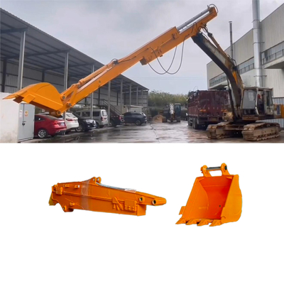 Długa ręka koparki 12 metrów przesuwny ramię przesuwny boom dla Hitachi Doosan Excavator