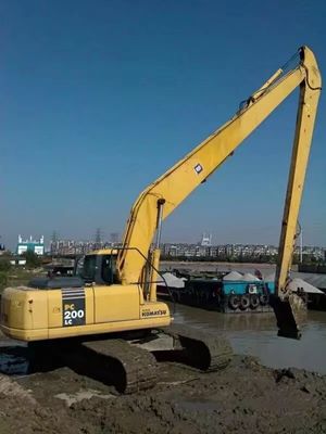 Ekskawator z rozszerzonym ramieniem Hyundai R215 Customized Q355B / Q690D For Earthwork Engineering 20T-40T
